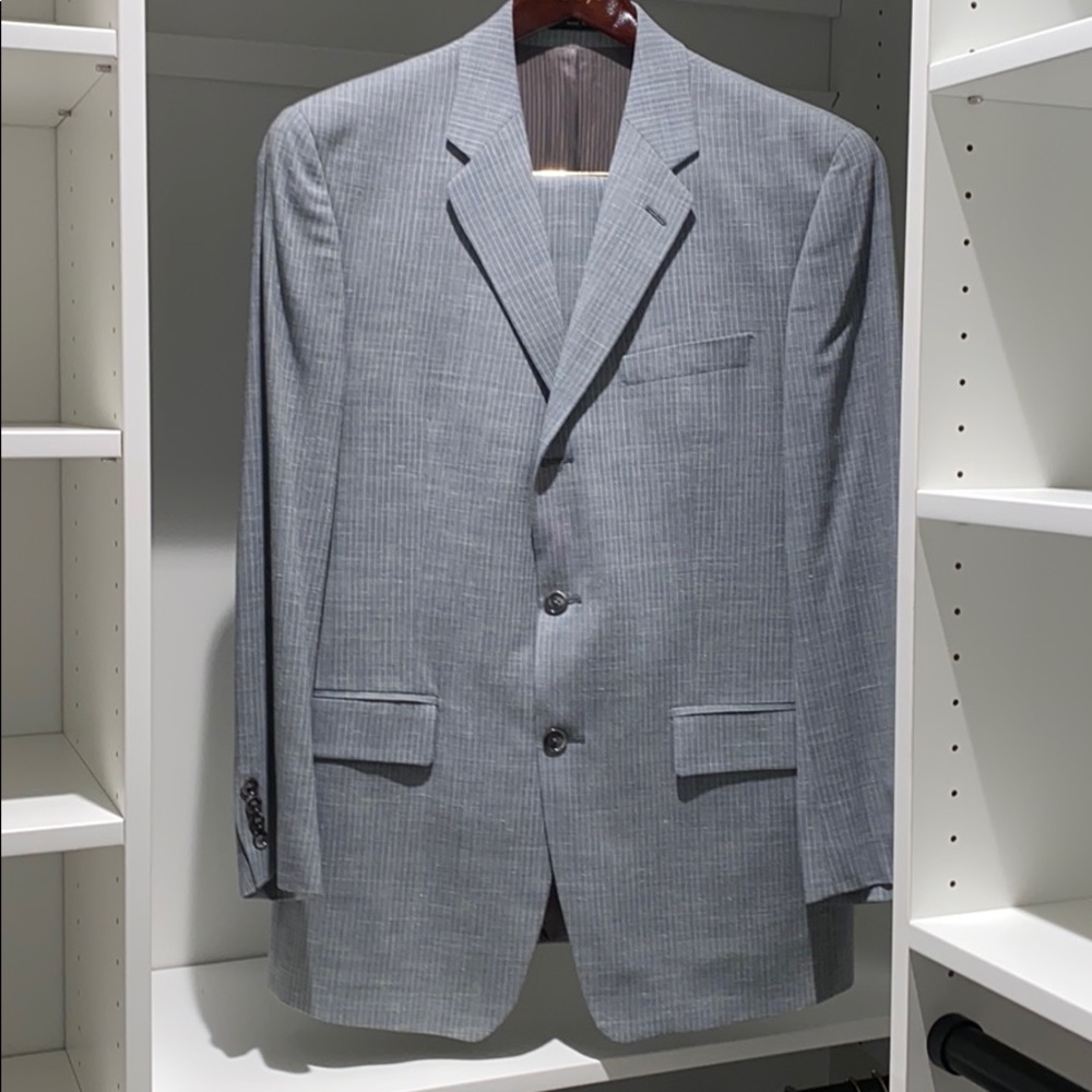 Calvin Klein Pinstripe Suit